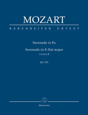 Serenade in E-flat major K.375 Sextet & Octet versions (Study Score)