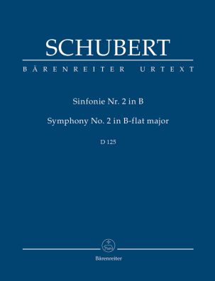 Symphony No.2 in B-flat major D 125 (Study Score)