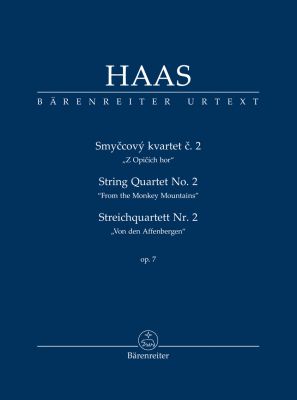 String Quartet No.2 Op.7 (From the Monkey Mountains) (Study Score)