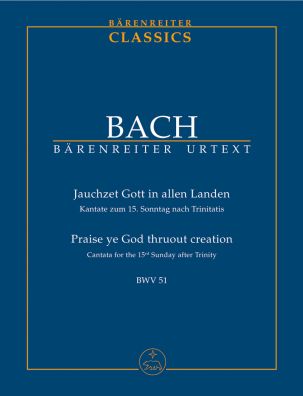 Cantata No.51: Jauchzet Gott In Allen Landen (BWV 51) (Study Score)