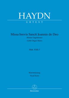 Missa brevis Sancti Joannis de Deo (Little Organ Mass) (Hob.XXII:7) (Vocal Score)