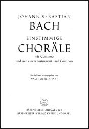 Unison Chorales from the Cantatas Book 1 (Full Score, paperback)