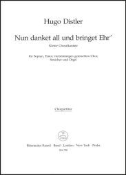 Nun danket all und bringet Ehr Op.11/2 (Choral Score)