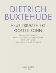 Heut triumphieret Gottes Sohn (BuxWV 43) (Full Score, paperback)