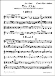 Little Suite on Dances from Leopold Mozart's Notebook for Wolfgang (Descant Recorder/Violin I)