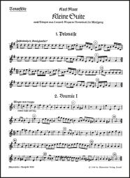 Little Suite on Dances from Leopold Mozart's Notebook for Wolfgang (Tenor Recorder)