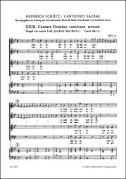 Cantate domino canticum novum No.29 SWV 81 from Cantiones sacrae 1625
