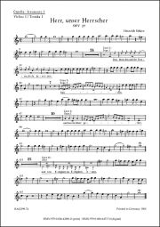 Psalm 8 - Herr, unser Herrscher (SWV 27) (Violin/Trumpet I)