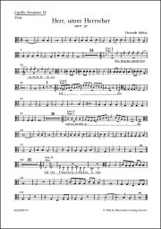 Psalm 8 - Herr, unser Herrscher (SWV 27) (Viola II/Trombone)