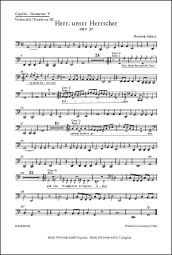 Psalm 8 - Herr, unser Herrscher (SWV 27) (Cello/Trombone III)