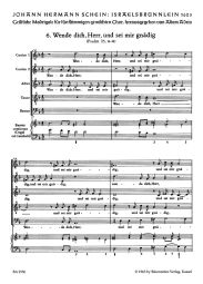 Wende dich, Herr, und sei mir gnädig: Motet No.6 from Israelsbrünnlein