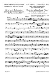 Christ lag in Todesbanden (Christ lay in grim death's prison) (Double Bass)