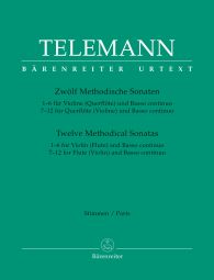 Methodical Sonatas for Violin (Flute) and Bc (Playing Score)