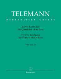 Twelve Fantasias for Flute without Bass (TWV 40:2-13)