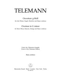 Overture in G minor (TWV 55: g4) (Cello/Double Bass)