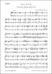 Du aber, Daniel, gehe hin (Funeral Cantata) (Organ)