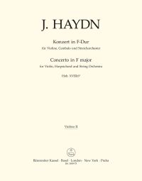 Concerto in F major for Violin, Harpsichord & String Orchestra (Hob.XVIII:6*) (Violin II)