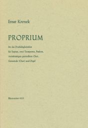 Proprium for Trinity Sunday Op.195 (Full Score)