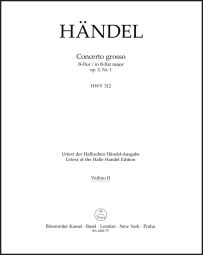 Concerto grosso in B-flat major Op.3/1 (HWV 312) (Violin II)