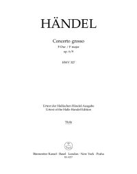Concerto grosso in F major Op.6/9 (HWV 327) (Viola)