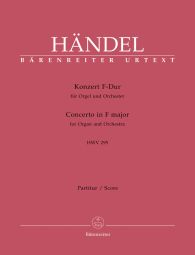 Concerto for Organ No.13 in F major (HWV 295) (Cuckoo and the Nightingale) (Full Score, paperback)