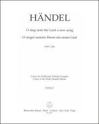 O Sing Unto The Lord (HWV 249a) (Violin I)