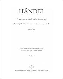 O Sing Unto The Lord (HWV 249a) (Violin II)