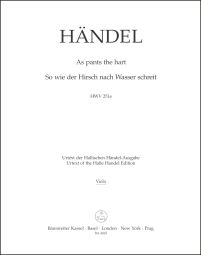 As Pants The Hart (HWV 251e) (Viola)