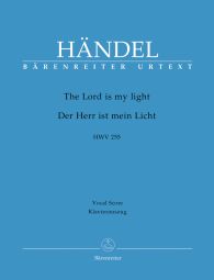 The Lord Is My Light (HWV 255) Chandos Anthem No.10 (Vocal Score)