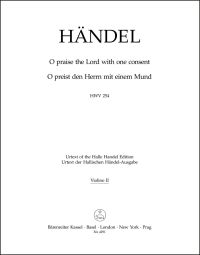 O Praise The Lord With One Consent (HWV 254) Chandos Anthem No.9 (Violin II)