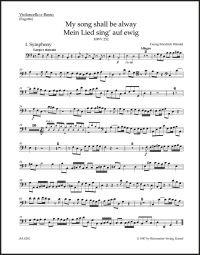 My Song Shall Be Alway (HWV 252) Chandos Anthem No.7 (Cello/Double Bass)