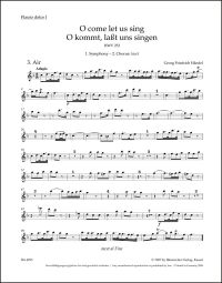 O Come Let Us Sing (HWV 253) Chandos Anthem No.8 (Wind Set)