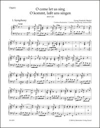 O Come Let Us Sing (HWV 253) Chandos Anthem No.8 (Organ)