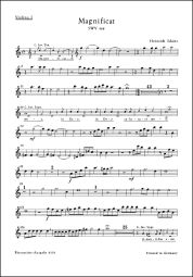 Magnificat SWV 468 (Violin I)