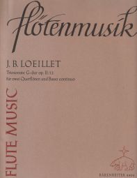 Trio Sonata in G major Op.2/12 for Two Flutes and Basso continuo