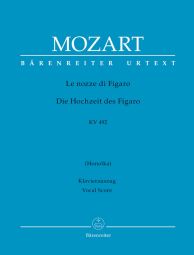 Le nozze di Figaro (The Marriage of Figaro) (K.492) (Vocal Score, hardback)