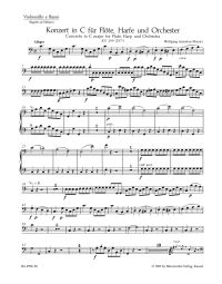 Concerto for Flute and Harp in C major (K.299) (Cello/Bass)