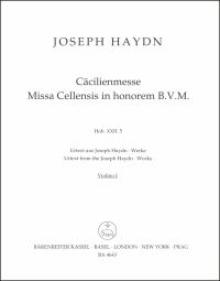 Missa Cellensis (Cecilia Mass) (Hob.XXII:5) (Violin I)