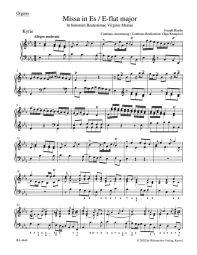 Mass in E-flat major (Great Organ Mass) (Hob.XXII:4) (Organ)