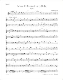 Missa Sancti Bernardi von Offida (Heilig-Messe) (Hob.XXII:10) (Wind Set)