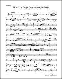 Concerto for Trumpet in E-flat major (Hob.VIIe:1) (Violin I)