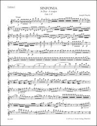 Symphony No.87 in A major (Hob.I:87) (Violin I)