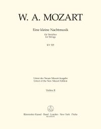 Eine kleine Nachtmusik in G major for Strings (K.525) (Violin II)