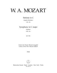 Symphony No.41 in C major (K.551) (Jupiter) (Viola)