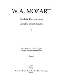 Church Sonatas Volume 5 (K.263) (Organ)