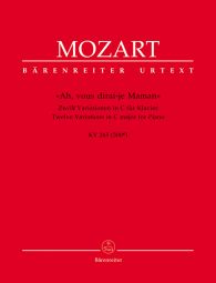 Twelve Variations in C major on Ah, vous dirai-je Maman (K.265) (Piano)