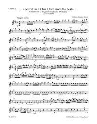 Concerto for Flute in D major (K.314) (Violin I)