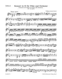 Concerto for Flute in D major (K.314) (Violin II)