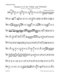 Concerto for Violin No.3 in G major (K.216) (Cello/Bass)