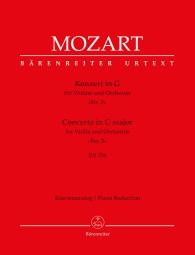Concerto for Violin No.3 in G major (K.216) (Violin & Piano)